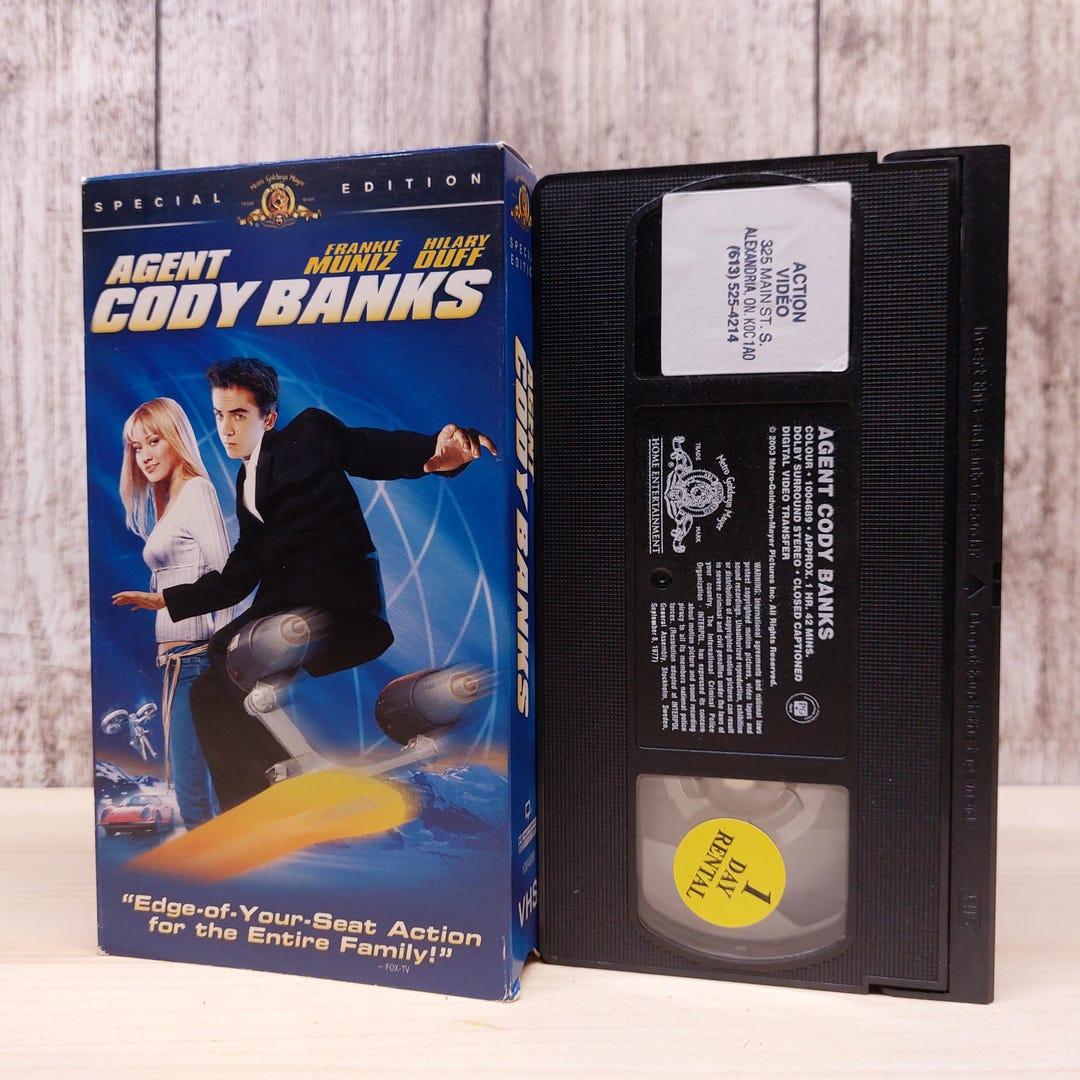 Agent Cody Banks (2003) | Vintage VHS Tape | Retro Movie Collectible ...