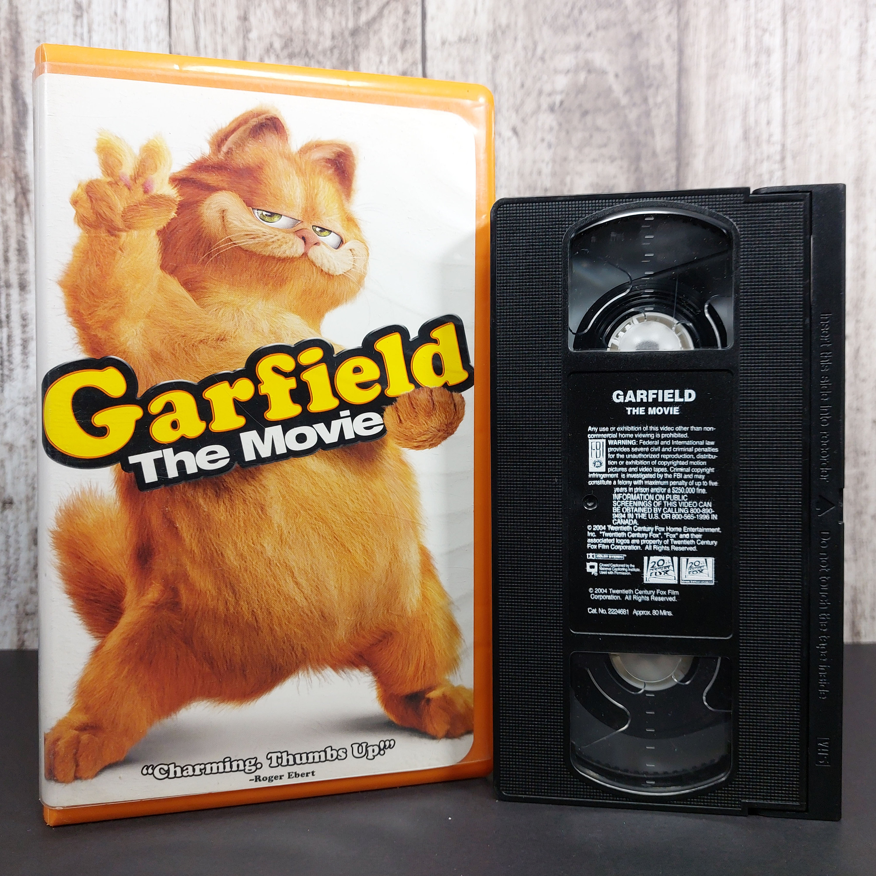 Garfield The Movie Vhs