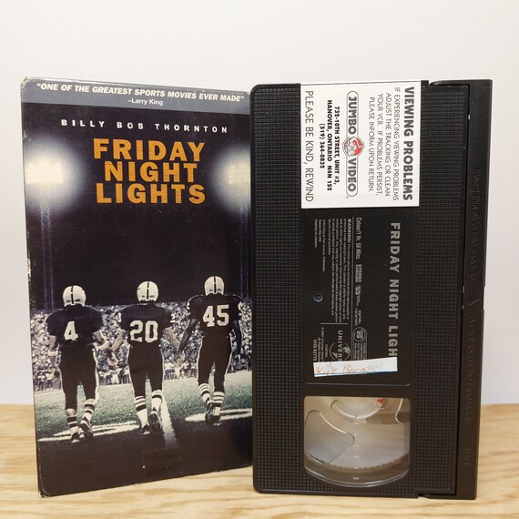 Friday Night Lights Vintage Used VHS Tape Free Shipping on Etsy