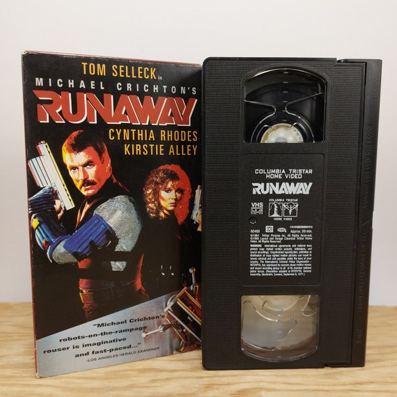 Runaway 1984 Used VHS Tape Free Shipping on Qualifying Etsy