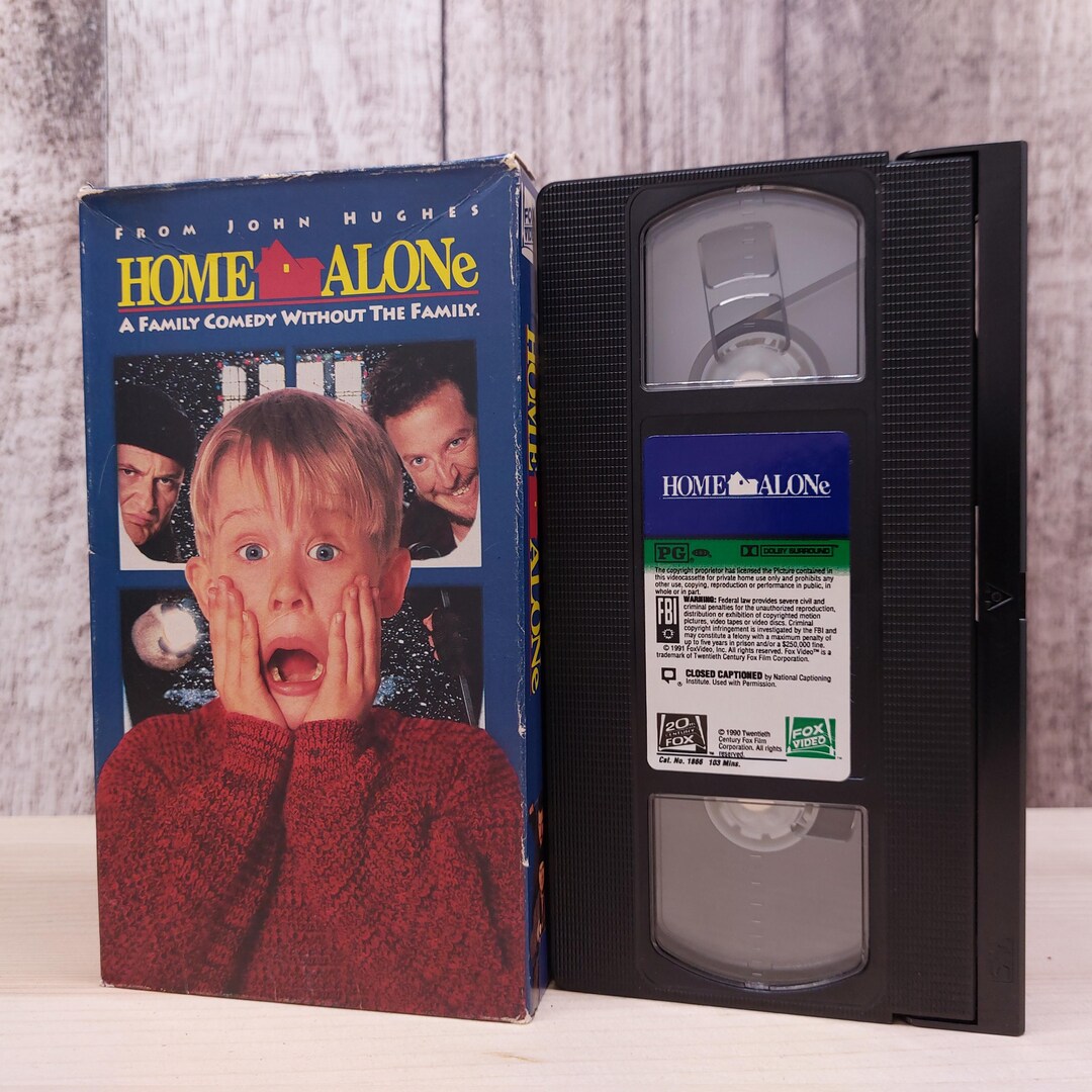 Home Alone 1990 Used VHS Tape Classic Movie Collectible Etsy 