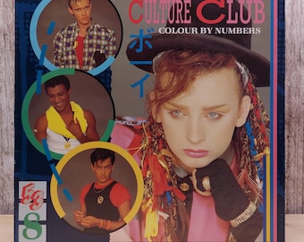 Culture Club Colour By Numbers Vinile LP 1983 Vintage Pop New Wave Album Pulito a ultrasuoni