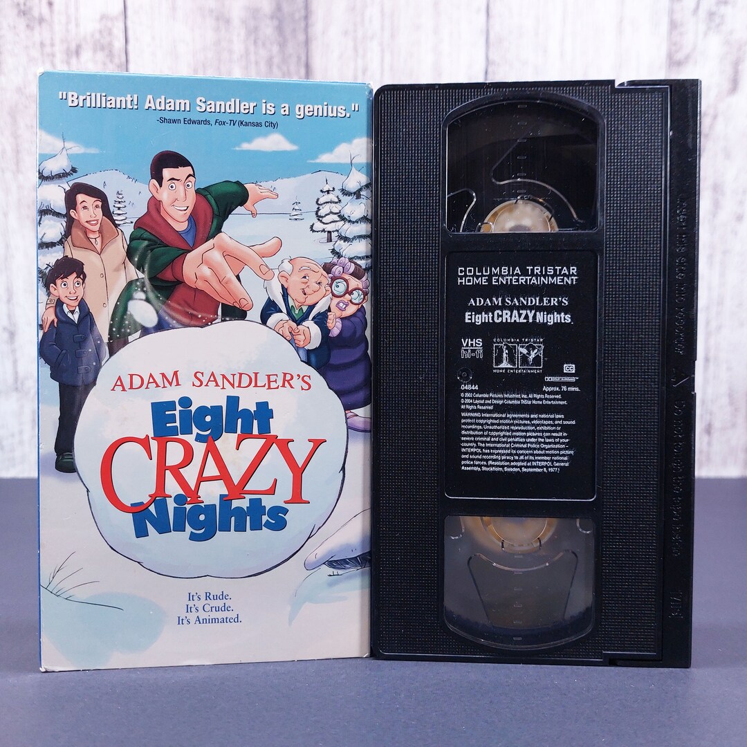 Eight Crazy Nights 2002 Used VHS Tape Animated Comedy - Etsy