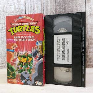 Teenage Mutant Ninja Turtles VHS: Super Rocksteady and Bebop (1990) | Used VHS Tape | Classic Movie Collectible