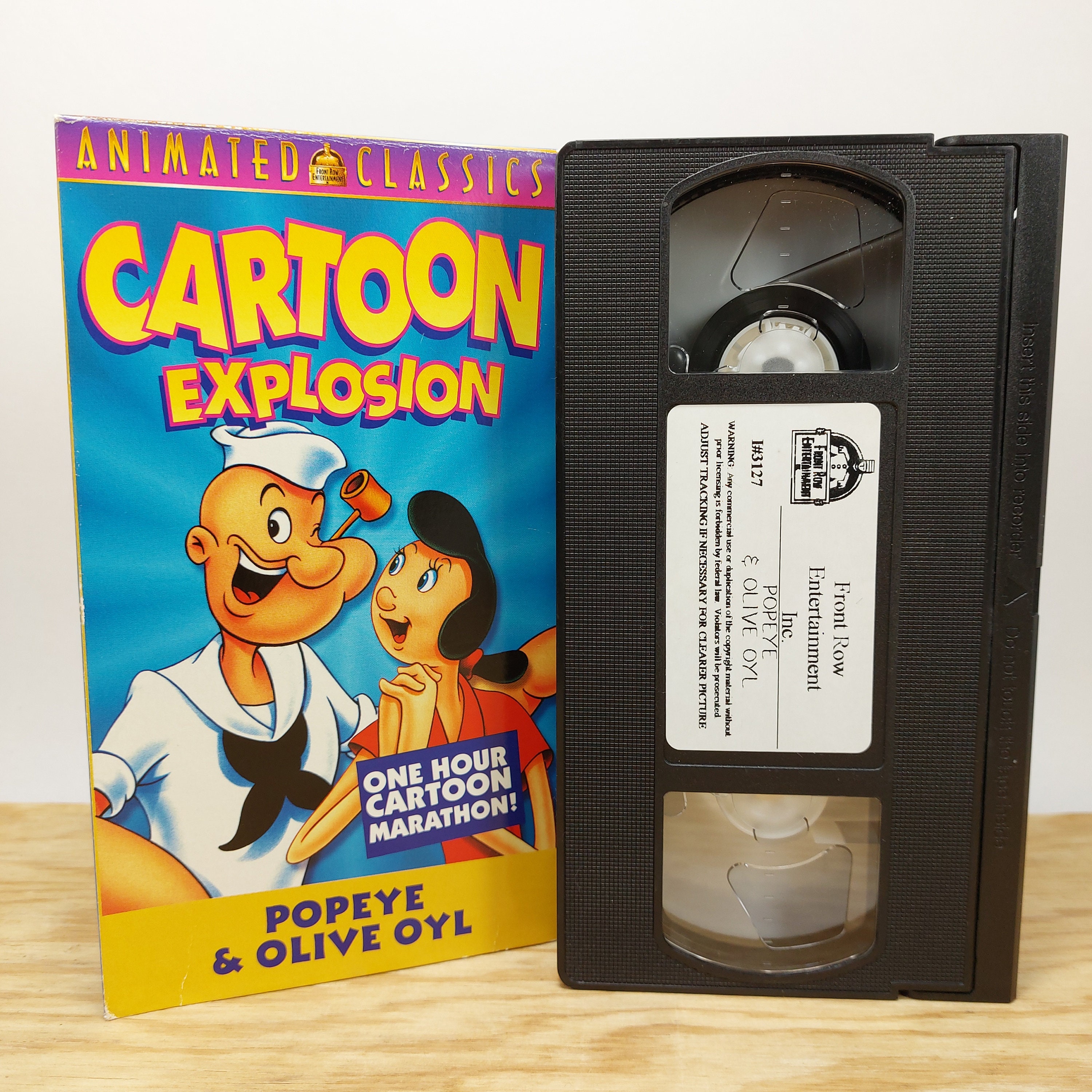 Buy Popeye & Olive Oyl Cartoon Explosion 1999 Used VHS Tape Online in India  - Etsy