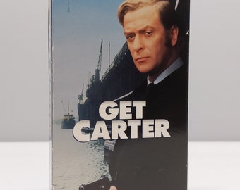 Get Carter (1971) - Used VHS Tape - Vintage Retro Movie Collector Gift | Free Random VHS Tape with All Orders