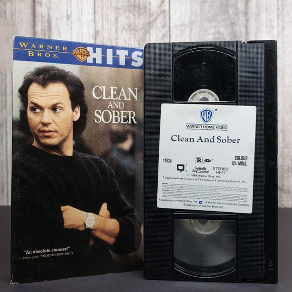 Clean and Sober 1988 Vintage Used VHS Tape Free Shipping Etsy