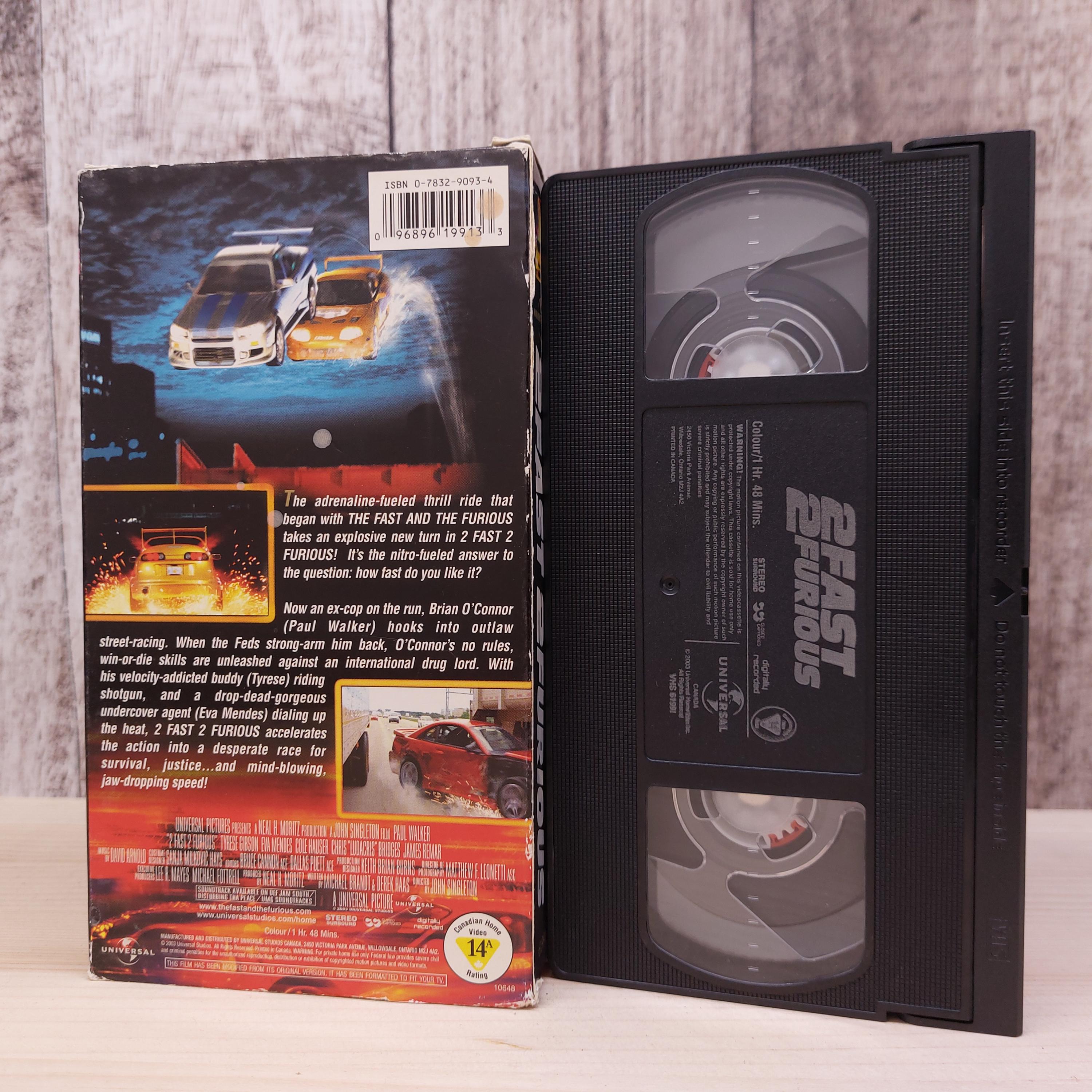2 Fast 2 Furious (2003) | Used VHS Tape | Classic Movie