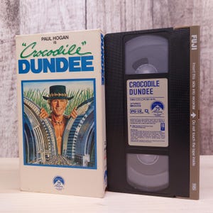 Crocodile Dundee (1986) | Used VHS Tape | Classic Movie Collectible
