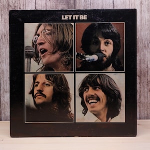 ビートルズ　Let it be 額装レコード Beatles Rare Replica Fantasy Signed Framed Let It Be Artwork