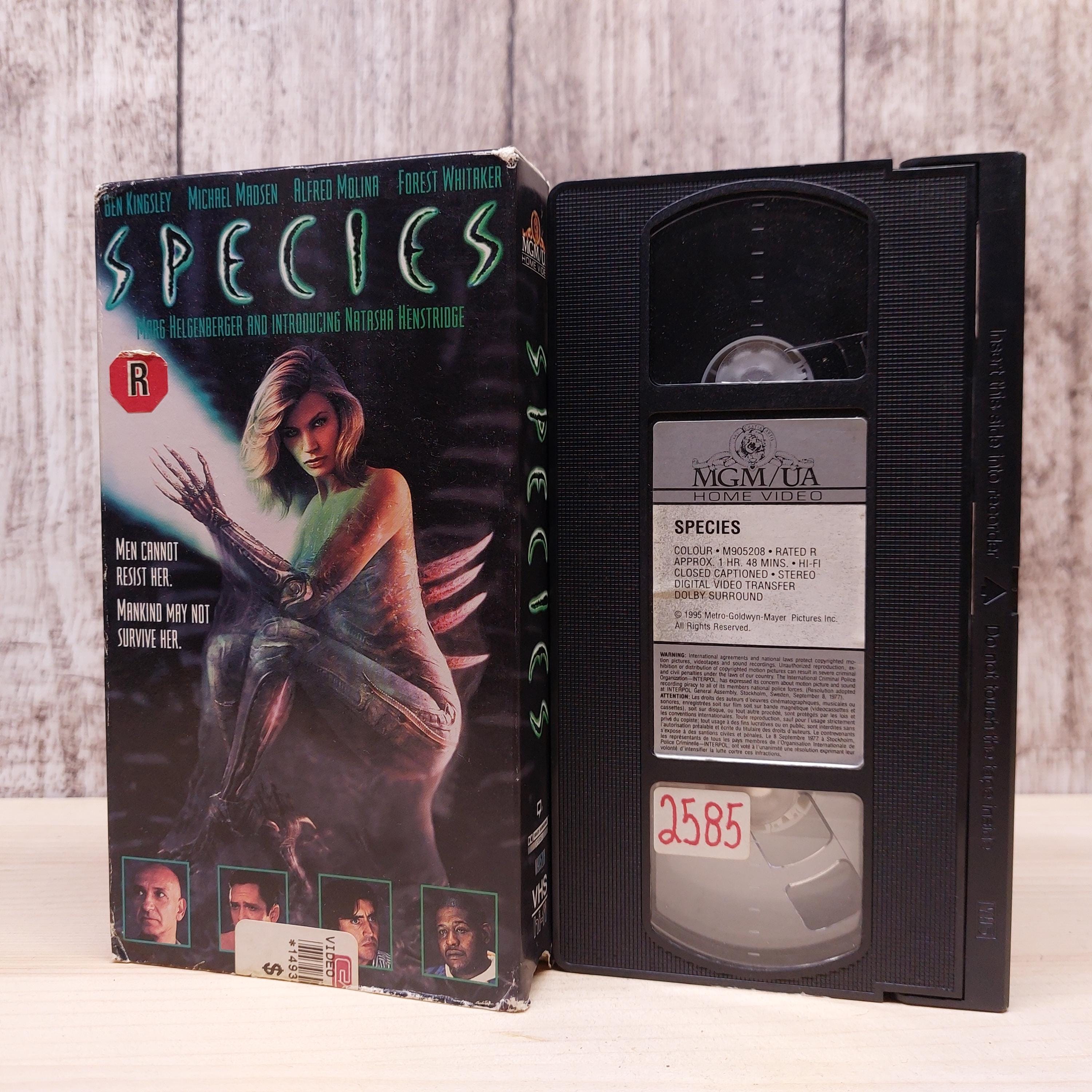 Species (1995) | Used VHS Tape | Classic Movie Collectible - Etsy, image size:3000x3000