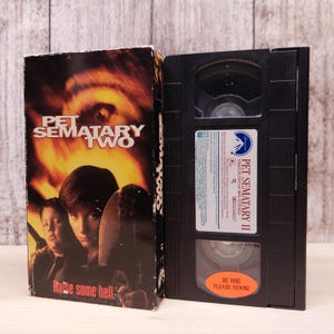 Pet Sematary II (1992) | Used VHS Tape | Classic Movie Collectible