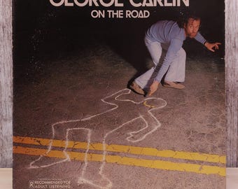 George Carlin - On The Road Vinyl Record (1977) Ultrasonically Cleaned