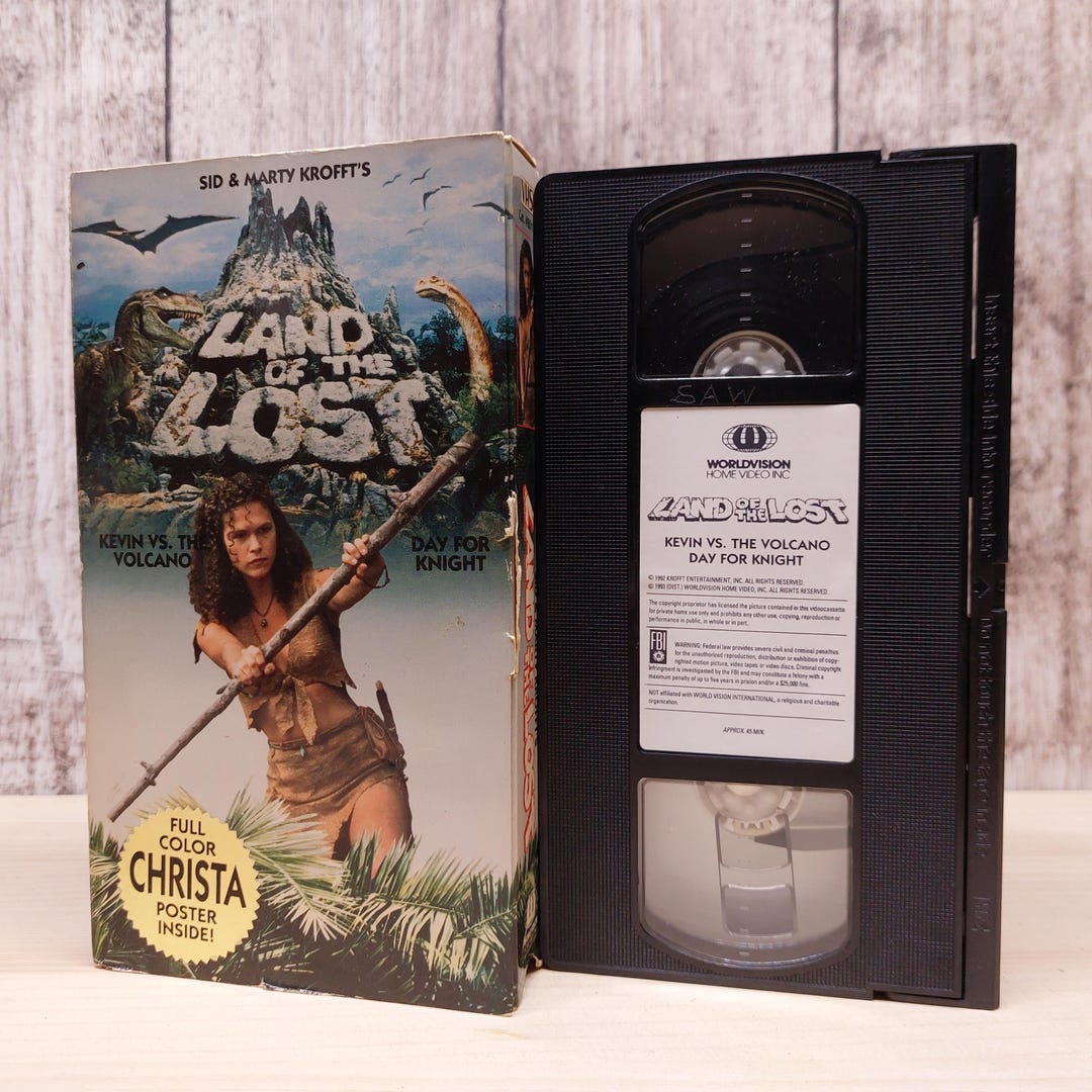 Land of the Lost VHS Tape: Kevin Vs. Volcano / Day for