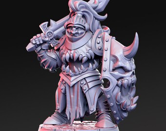 Grumm | Dwarven ? Paladin | Demon Hunter | Champion | 32mm | RN Estudio