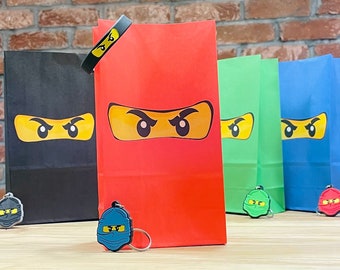 Ninja Themed Party Bag with 2 Favours (Single Set)