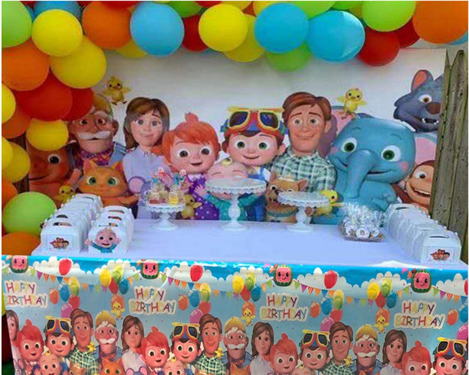 Table Cloth for Birthday Party Etsy