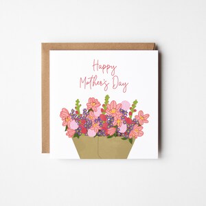 Tarjeta de Día de las Madres Bouquet