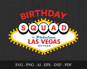 Download Vegas Birthday Svg Etsy