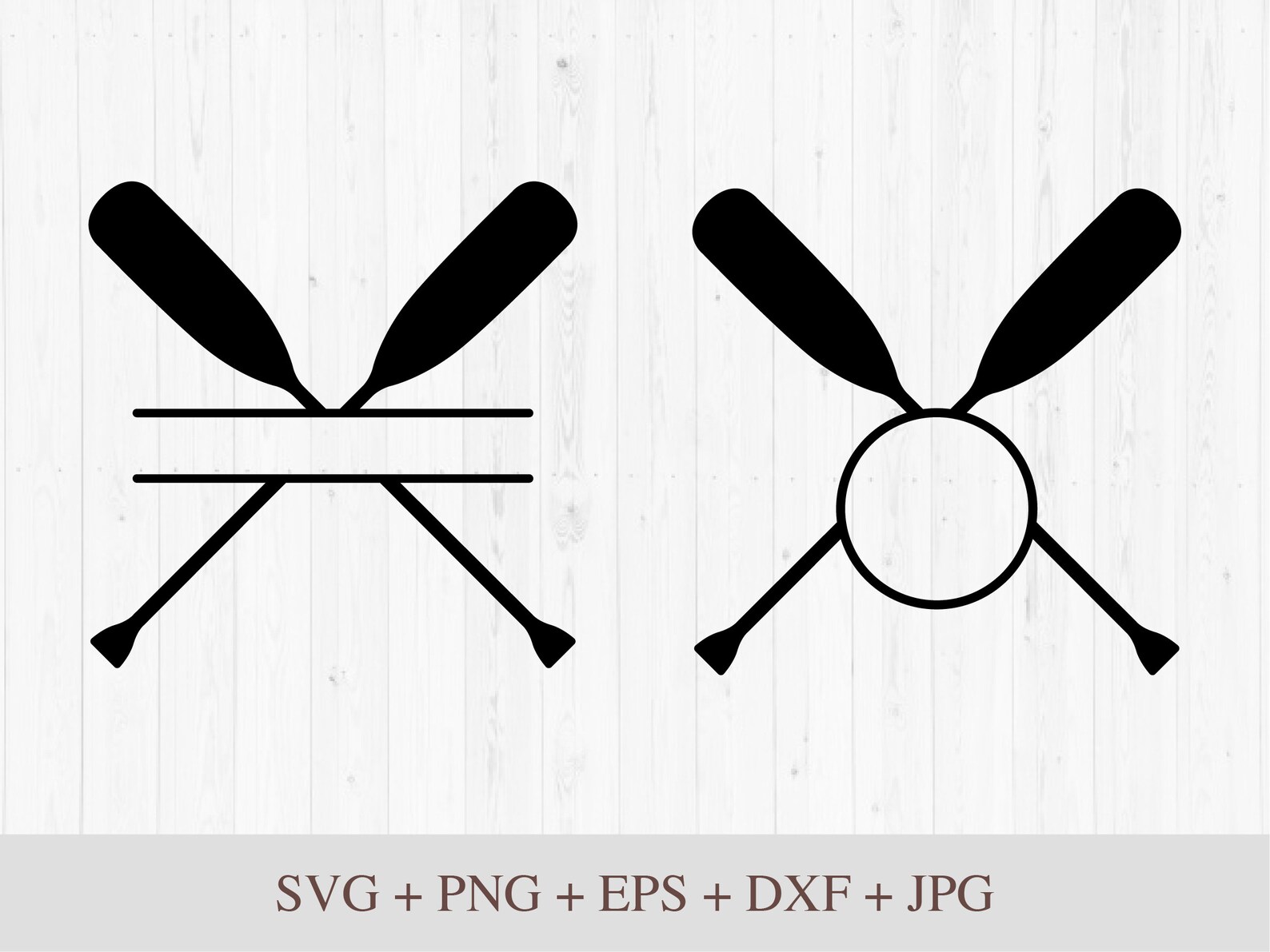 Crossed Paddles Monogram Paddles Svg Lake House Svg Lake Etsy
