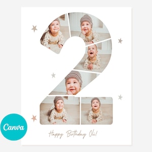 Eenvoudig slepen en neerzetten Fotocollage met 0-9 cijfers: zelf maken op Canva. Gemakkelijk slepen en neerzetten van nummers, ontwerpen van Canva-afbeeldingen
