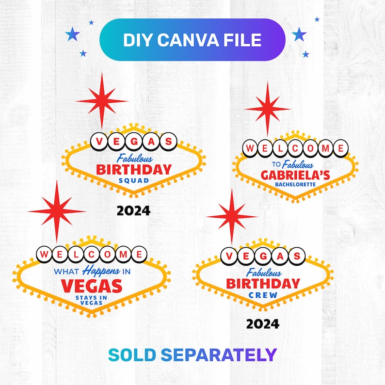 Las Vegas sign Transparent Clipart / Cutting Files Svg Png Jpg Dxf Digital Graphic Design Instant Download Commercial Use image 7