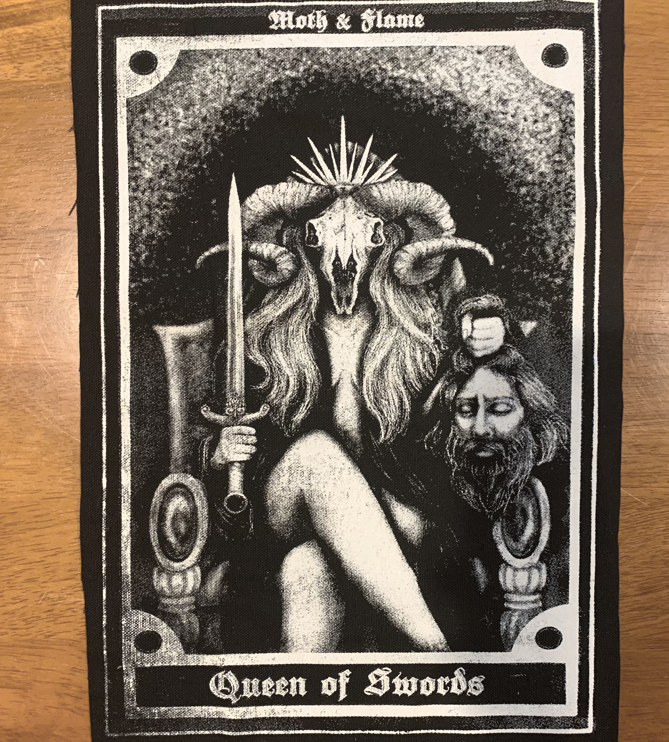 Queen of Swords Back Patch