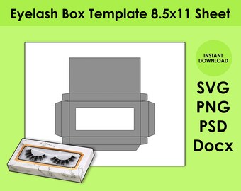 Download Eyelash Packaging Box Etsy