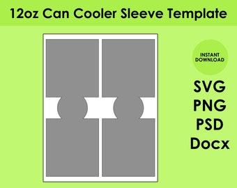 Download Koozie Template Etsy