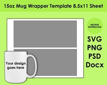 Download Mug Template Svg Etsy