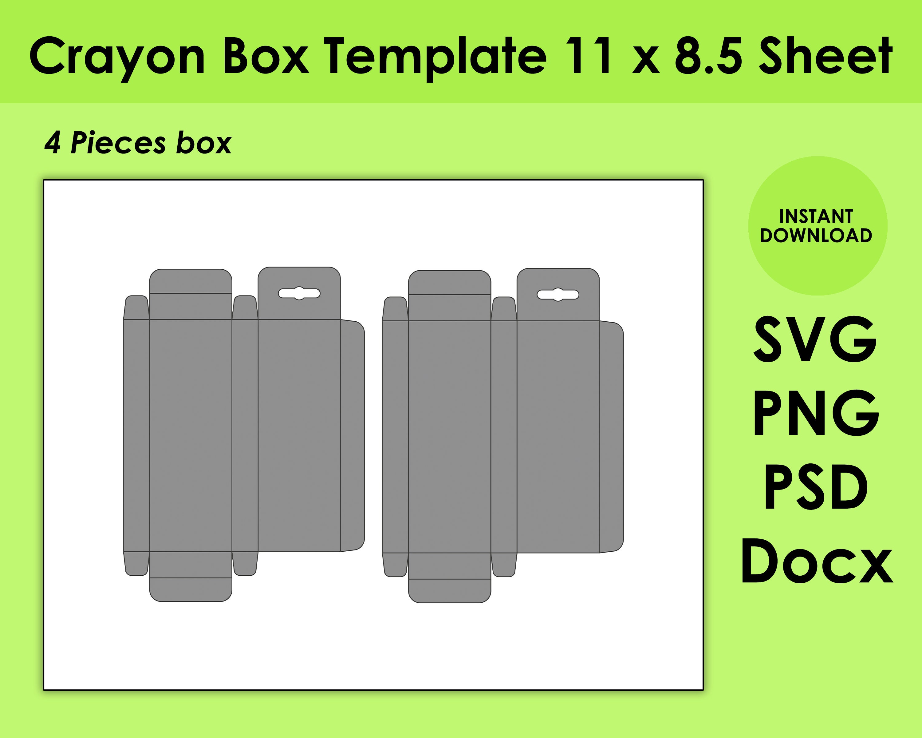Crayola Crayon Box Template Crayola Crayon Box Template