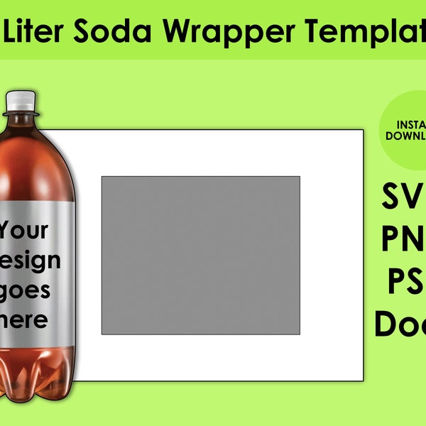 2 Liter Soda Bottle - Etsy