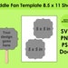 Paddle Fan Template 8.5x11 Sheet SVG, PNG, PSD and DOCx 