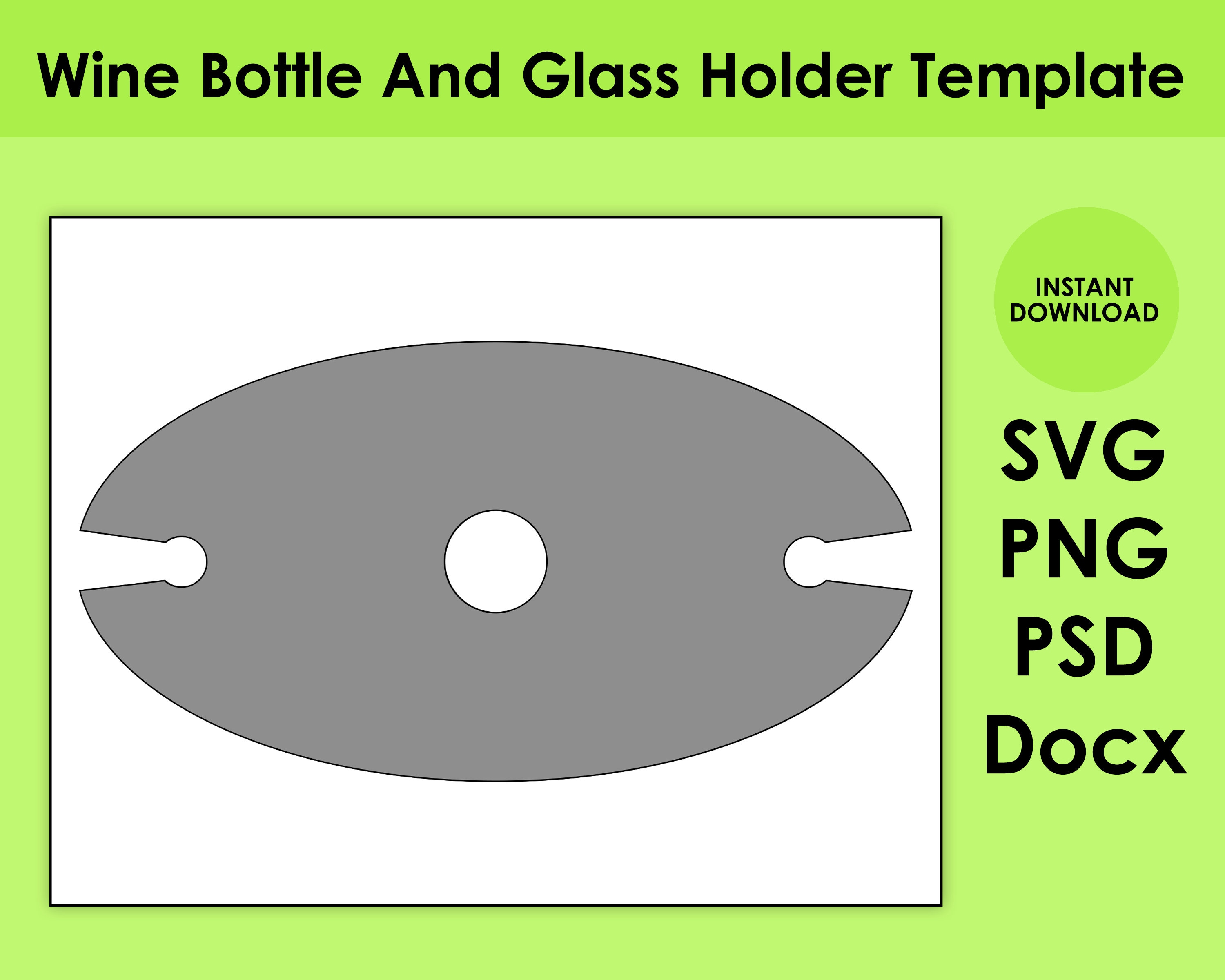 Wine Bottle And Glass Holder Template SVG PNG PSD and DOCx Etsy Wine Bottle And Glass Holder Template SVG PNG PSD and DOCx Etsy
