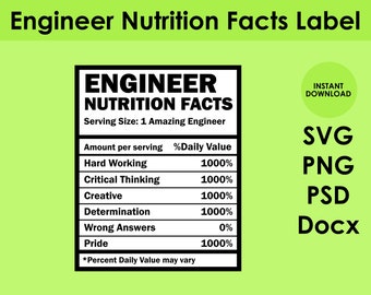 Engineer Label - Etsy