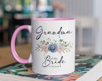 Caneca personalizada para a avó da noiva, Caneca para a vovó, Presente para a avó da noiva, Presente de casamento para a avó, Presentes para a avó, Presente da noiva