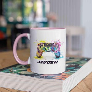 Personalized Video Gamer Coffee Mug, Gaming Mug, Gamer Mug, Video Game Mug, Custom Gaming Gift, Funny Game Lover Coffee Mug, Video Game Gift