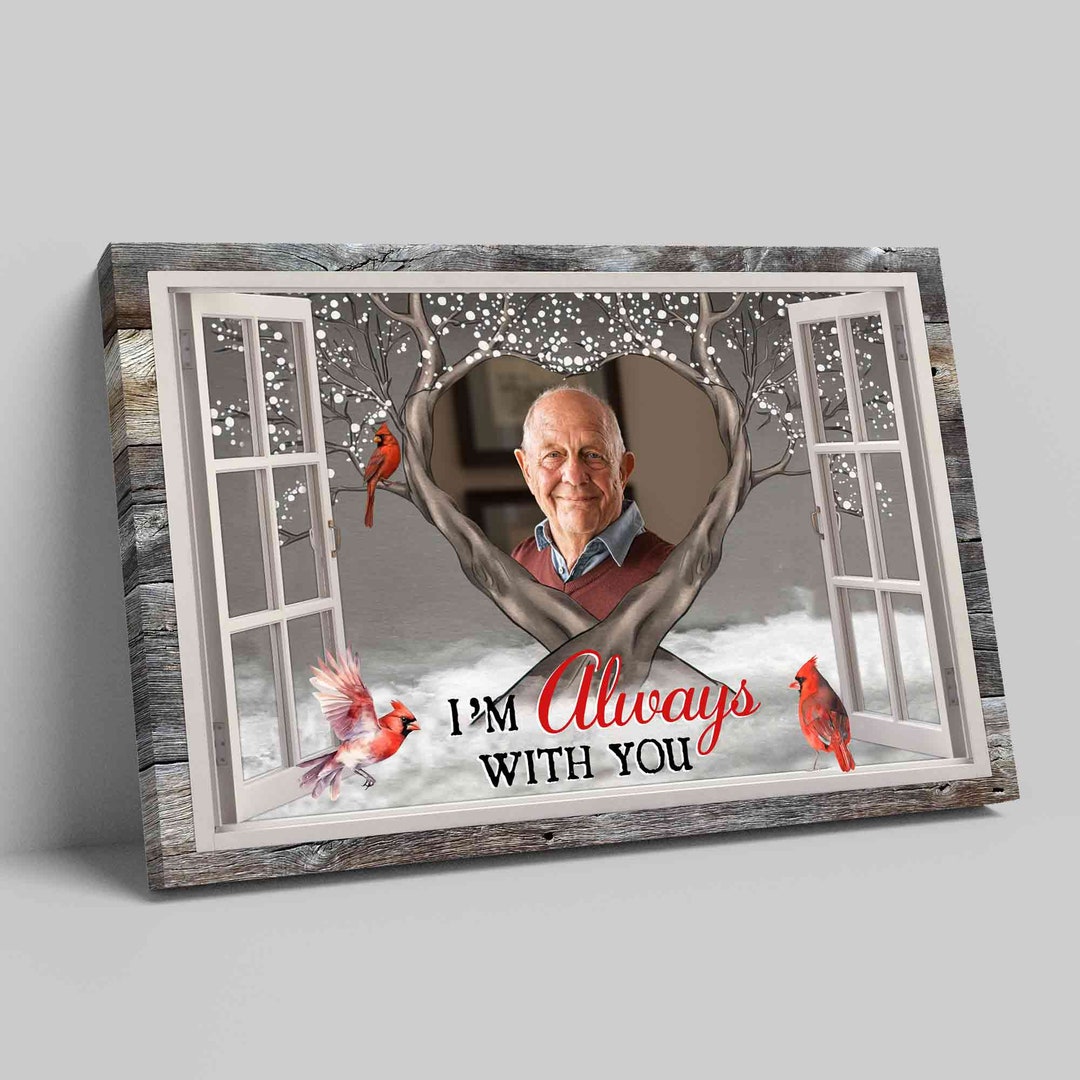 Custom Personalized Memorial Canvas - Memorial Gift - I Miss You main image 0