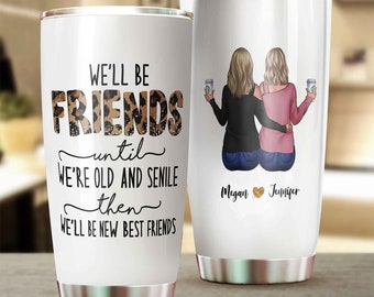 Personalisierter Freunde Becher, Freunde Becher, Bestie Becher, Freundschaft Becher, Bester Freund Becher, Name Becher, Freund Geschenk