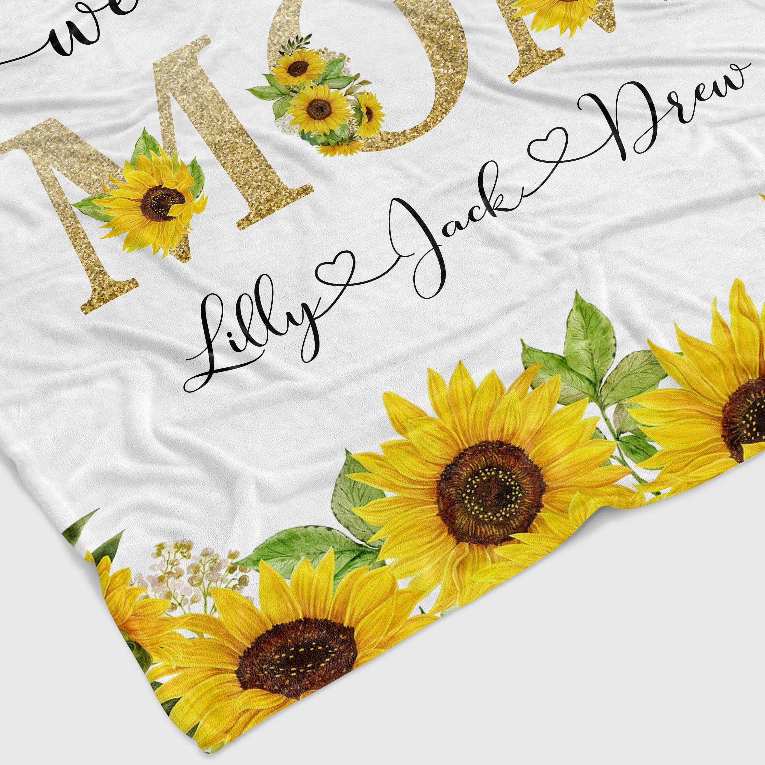 Discover Blanket For Mom, To My Mom Blanket, Mother Blanket, Letter From Son To Mom Blanket, Custom Name Blanket, Family Name Blanket