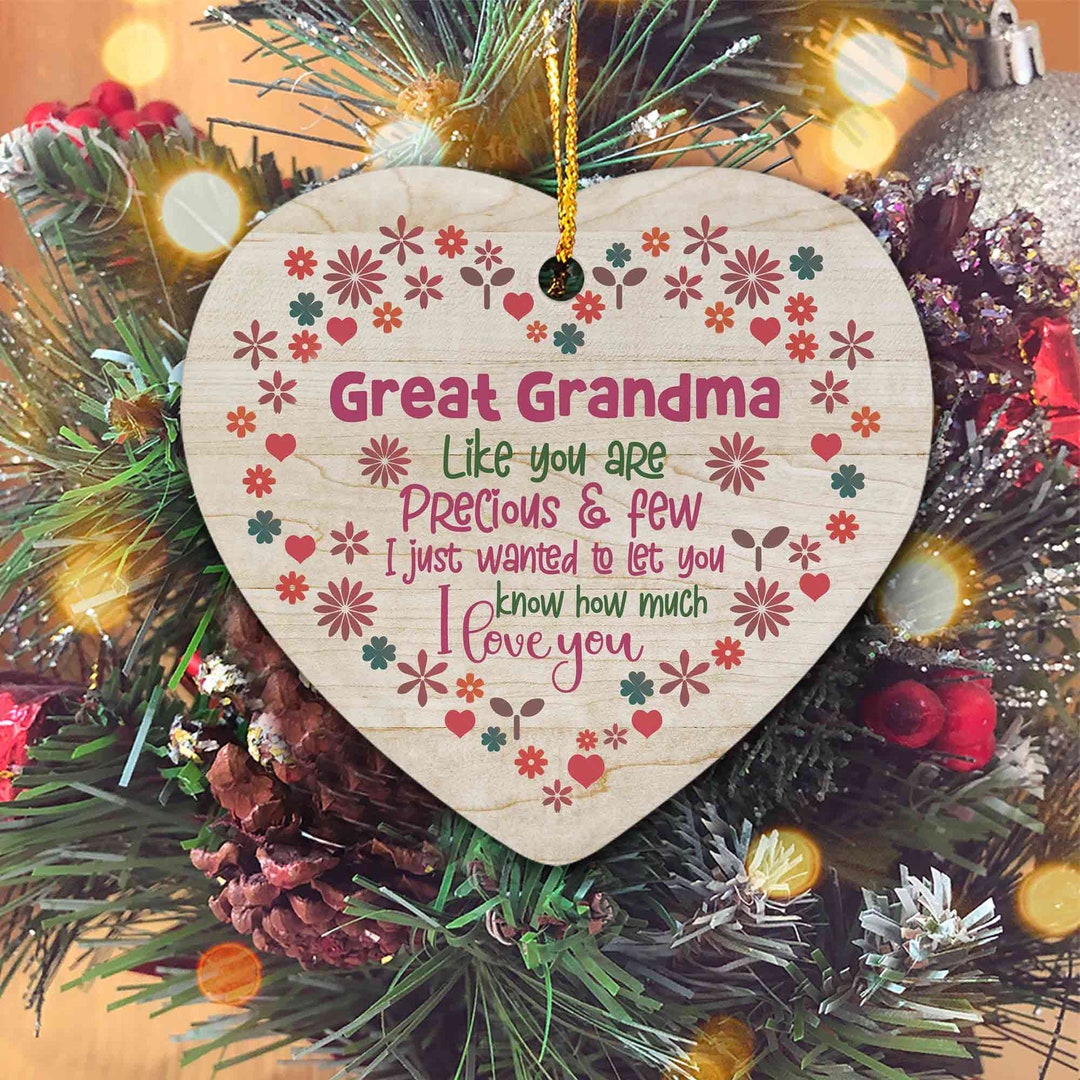 Personalized Grandma Ornament, Grandma Gift, Grandma Ornament, Grandma ...
