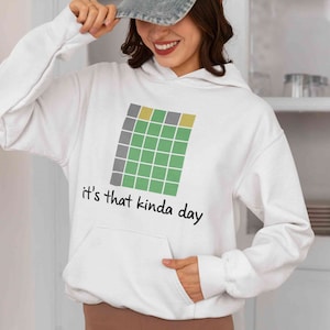 It's That Kinda Day Wordle Shirt, Wordle Shirt, NYTimes Wordle Shirt, Funny Wordle Shirt, Wordle Gift, Wordle Lover Gift, Wordle Player Gift