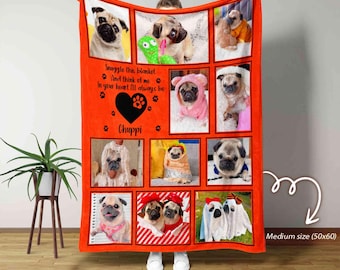 Custom Blanket Dog Memorial, Dog in Heaven Blanket, Loss Of Dog Memorial Blanket, Dog Passing Away Blanke, Memory of Pet Blanket