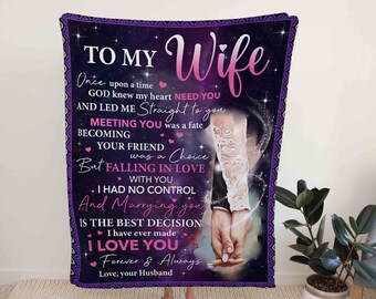 CCTEE Customized Birthday Gifts for Wife from Husband Blanket Personalized Name I Love You Throw Blanket I Am A Farmer's Wife Blanket