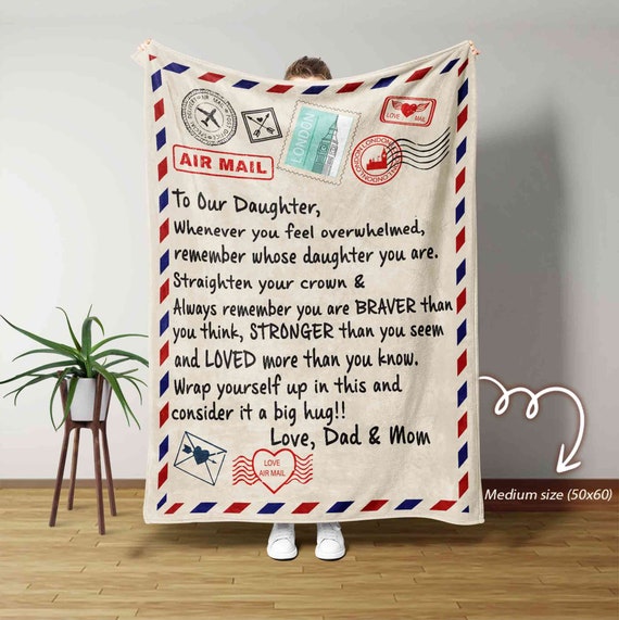 Etsy daughter blanket hotsell