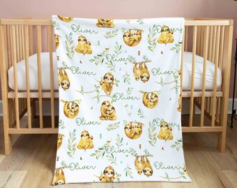 sloth baby comforter