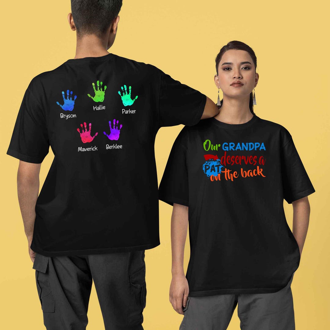 Personalized Kids Handprint Rainbow Names, Personalized Art, Custom ...