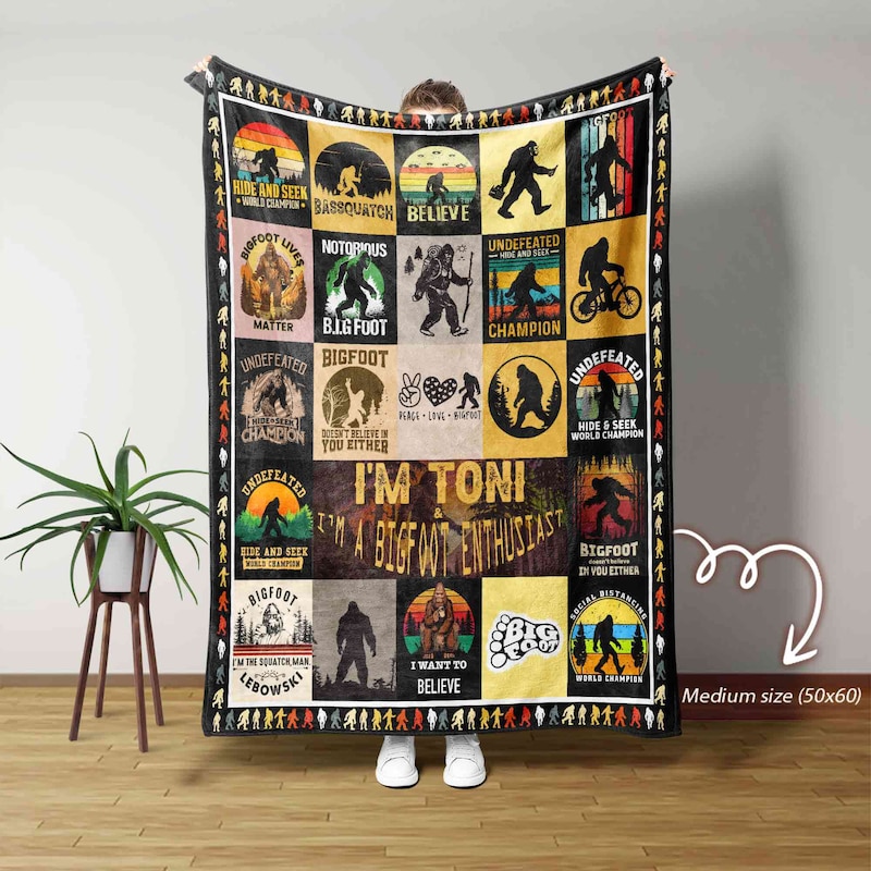 Sasquatch Blankets Etsy Hong Kong