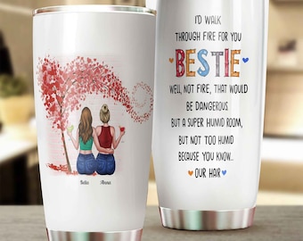 Personalisierter Bestie Becher, Bestie Becher, Schwester Becher, Geschenk Bester Freund, Geburtstagsgeschenke Bester Freund, Freundschaft Geschenk, Schwester Geschenk