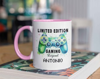 Gaming Legend Becher, Gaming Legend Geschenk, Gamer Kaffeetasse, Lustiges Spiel Liebhaber Becher, Videospiel Geschenk